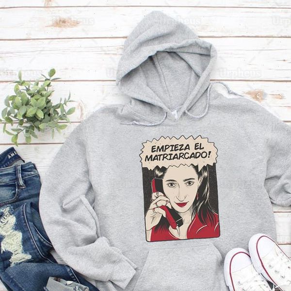 womens hoodie la casa de papel nairobi the matriarchy begins hoodies sweatershirt empieza el matriarcado print feminist pullover, Black
womens hoodie la casa de papel nairobi the matriarchy begins hoodies sweatershirt empieza el matriarcado print feminist pullover, Black
