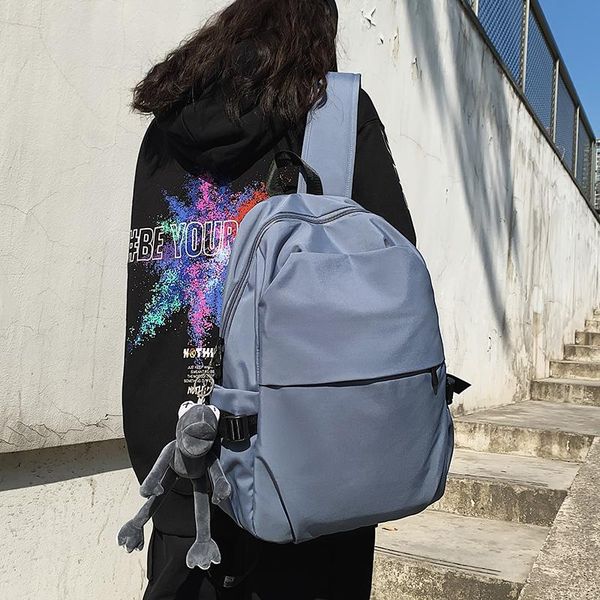 backpack women solid color casual nylon female schoolbag simple student shoulder bag laprucksack travel
backpack women solid color casual nylon female schoolbag simple student shoulder bag laprucksack travel