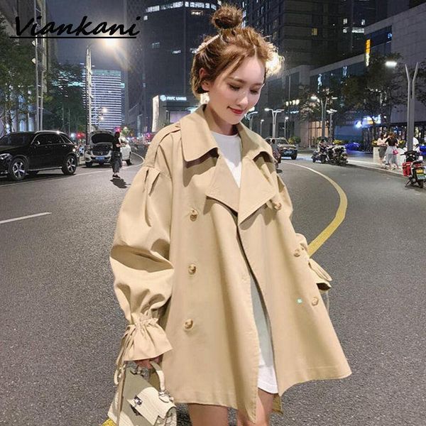 women's trench coats autumn fashion brand casual belt khaki lady clothes 2021 korean lapel outerwear oversize windbreaker, Tan;black
women's trench coats autumn fashion brand casual belt khaki lady clothes 2021 korean lapel outerwear oversize windbreaker, Tan;black