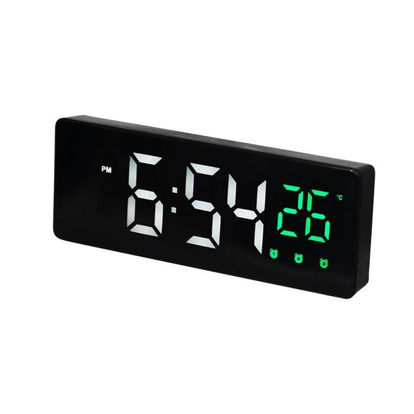 other clocks & accessories mirror alarm clock silent led digital bedroom voice control temperature display 3 mode adjustable electronic desk
other clocks & accessories mirror alarm clock silent led digital bedroom voice control temperature display 3 mode adjustable electronic desk