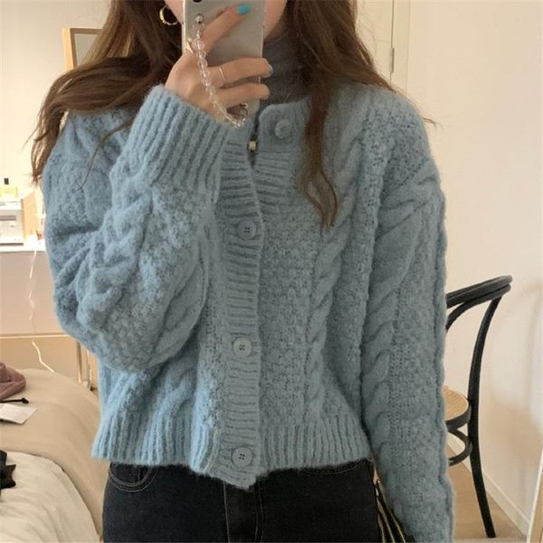 women's knits & tees knitted shirt cardigan fall and winter of female brief paragraph coat loose languid is lazy wind knitting, White 
women's knits & tees knitted shirt cardigan fall and winter of female brief paragraph coat loose languid is lazy wind knitting, White