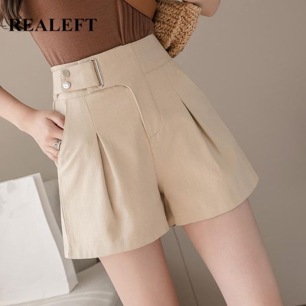women's shorts realeft 2021 summer casual work formal sashes high waist chic wide leg button loose trousers pocket female, White;black
women's shorts realeft 2021 summer casual work formal sashes high waist chic wide leg button loose trousers pocket female, White;black