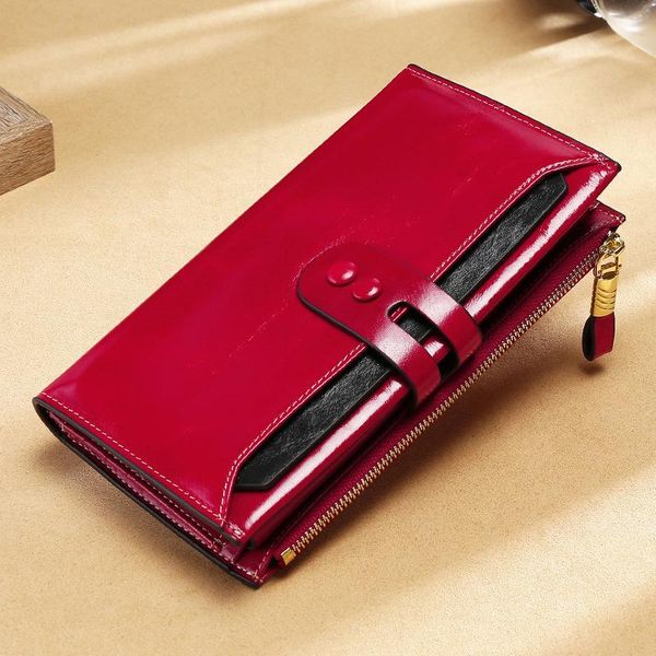 wallets genuine leather wallet women purse rfid card laides hand bags men phone purses and handbags money bag woman clutch, Red;black
wallets genuine leather wallet women purse rfid card laides hand bags men phone purses and handbags money bag woman clutch, Red;black