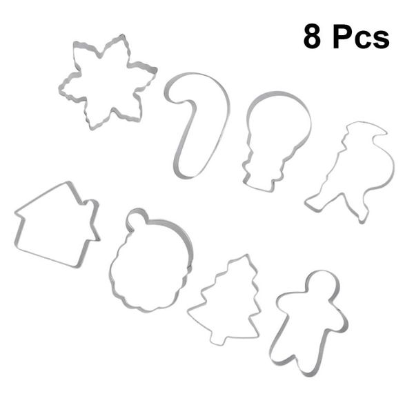 baking moulds 8 pcs christmas cookie cutter molds stainless steel rustproof cake diy chocolate mould cupcake dessert mold (silver
baking moulds 8 pcs christmas cookie cutter molds stainless steel rustproof cake diy chocolate mould cupcake dessert mold (silver
