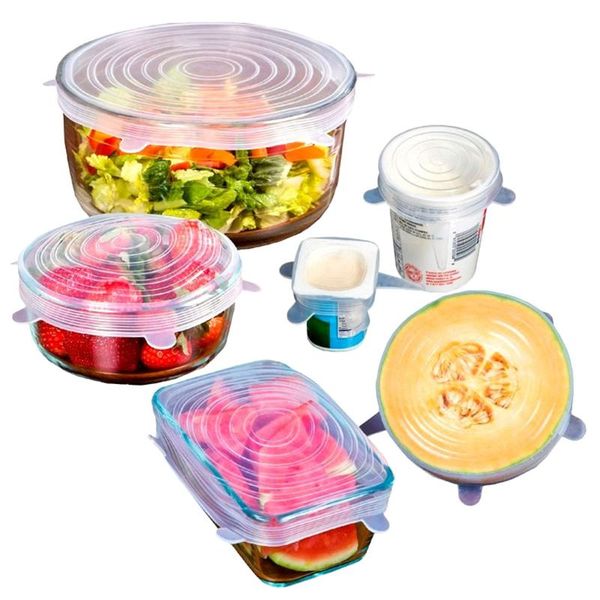 food savers & storage containers 6pcs/set silicone wrap seal lid cover reusable stretchable saran fresh keeping kitchen tools
food savers & storage containers 6pcs/set silicone wrap seal lid cover reusable stretchable saran fresh keeping kitchen tools
