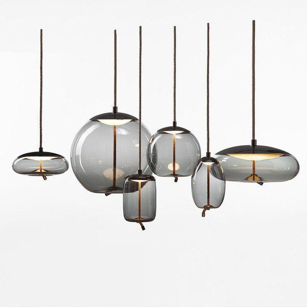 pendant lamps nordic art dining room chandelier single head bedroom lamp table glass simple rope
pendant lamps nordic art dining room chandelier single head bedroom lamp table glass simple rope