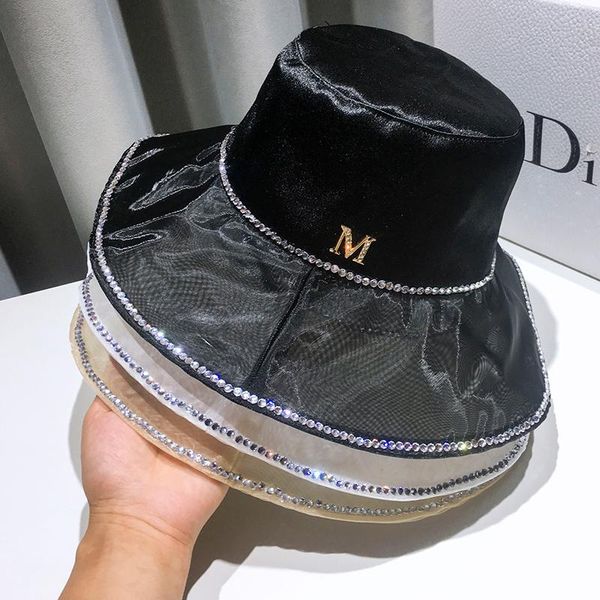 south korea's small fragrant hood children summer silk and satin net gauze light luxury ladies sunshade fisherman hat wide brim hats, Blue;gray
south korea's small fragrant hood children summer silk and satin net gauze light luxury ladies sunshade fisherman hat wide brim hats, Blue;gray