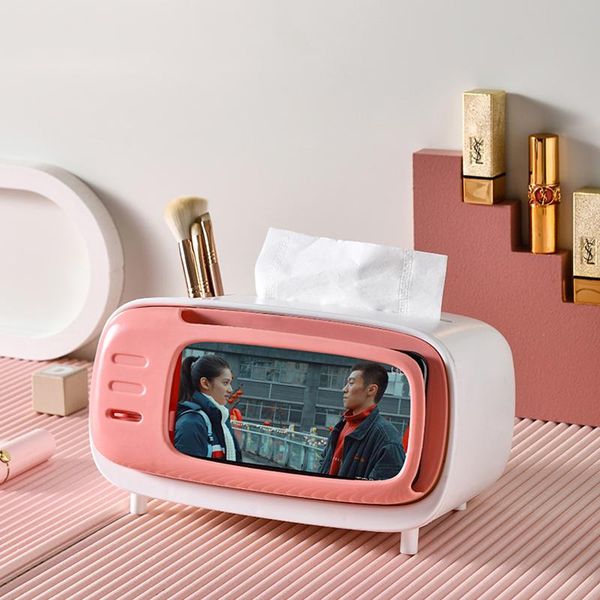 tissue boxes & napkins creativity tv model box home deskpaper holder dispenser storage napkin case organizer ornament craft phone stand
tissue boxes & napkins creativity tv model box home deskpaper holder dispenser storage napkin case organizer ornament craft phone stand