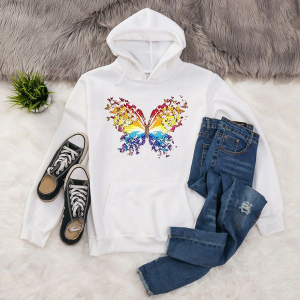women's hoodies & sweatshirts autumn butterfly print pocket hooded long sleeve female drawstring streetwear casual ladies hoodie 6, Black
women's hoodies & sweatshirts autumn butterfly print pocket hooded long sleeve female drawstring streetwear casual ladies hoodie 6, Black