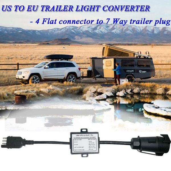 to europe trailer light converter 4 way flat socket (american vehicle) 7 round (european trailer) towel
to europe trailer light converter 4 way flat socket (american vehicle) 7 round (european trailer) towel