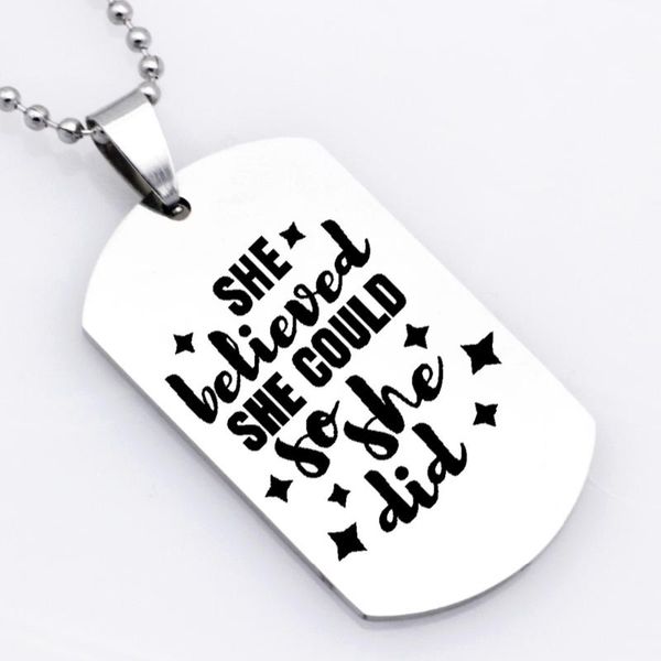 earrings & necklace she believed could so did keychain women stainless steel jewelry accept drop yp6145, Silver
earrings & necklace she believed could so did keychain women stainless steel jewelry accept drop yp6145, Silver