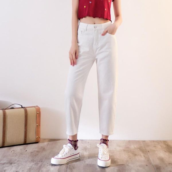 women's jeans ief spring summer fashion denim women straight streetwear high waist ankel-length white female 1113k-d4523-9-, Blue
women's jeans ief spring summer fashion denim women straight streetwear high waist ankel-length white female 1113k-d4523-9-, Blue