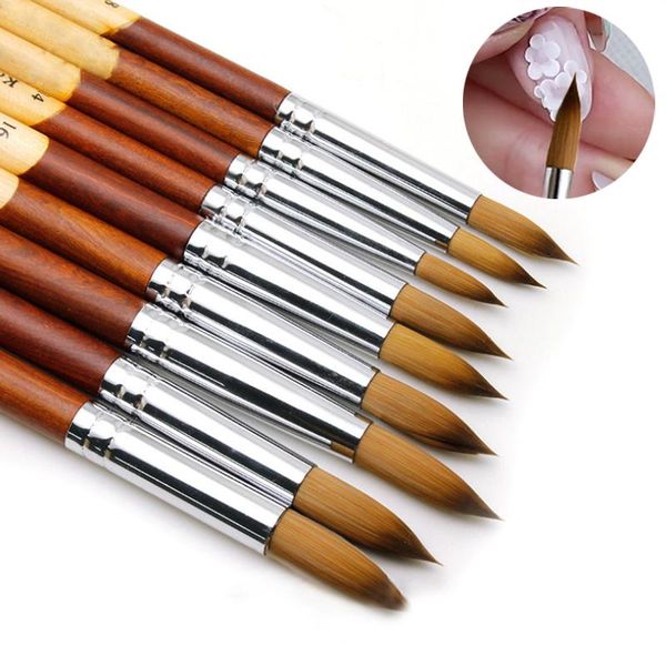 nail brushes wood handle professional brush oval crimped shaped painting pen uv gel builder polish manicure powder, Yellow
nail brushes wood handle professional brush oval crimped shaped painting pen uv gel builder polish manicure powder, Yellow
