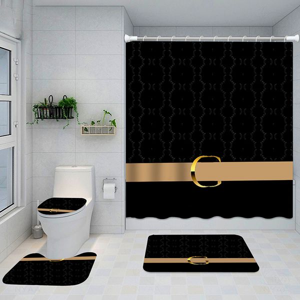 fashion home waterproof shower curtains classic double letter printed curtain personality bathroom non slip mats
fashion home waterproof shower curtains classic double letter printed curtain personality bathroom non slip mats