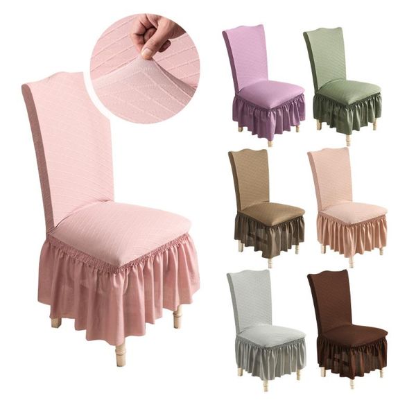 jacquard stretch chair cover dining chairs slipcover for leisure with skirt lace wedding room banquet covers
jacquard stretch chair cover dining chairs slipcover for leisure with skirt lace wedding room banquet covers