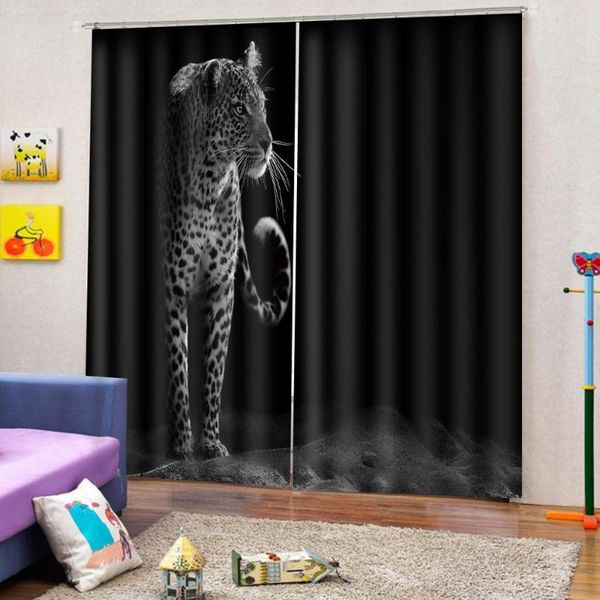 curtain & drapes dark night tiger 3d blackout large window for children's room bedroom indoor decor sets 2 panels with hooks
curtain & drapes dark night tiger 3d blackout large window for children's room bedroom indoor decor sets 2 panels with hooks
