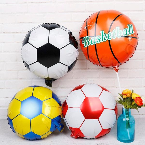 5pcs/set 18inch round sport foil balloons football basketball inflatable air ballon birthday theme party decorations toys decoration
5pcs/set 18inch round sport foil balloons football basketball inflatable air ballon birthday theme party decorations toys decoration