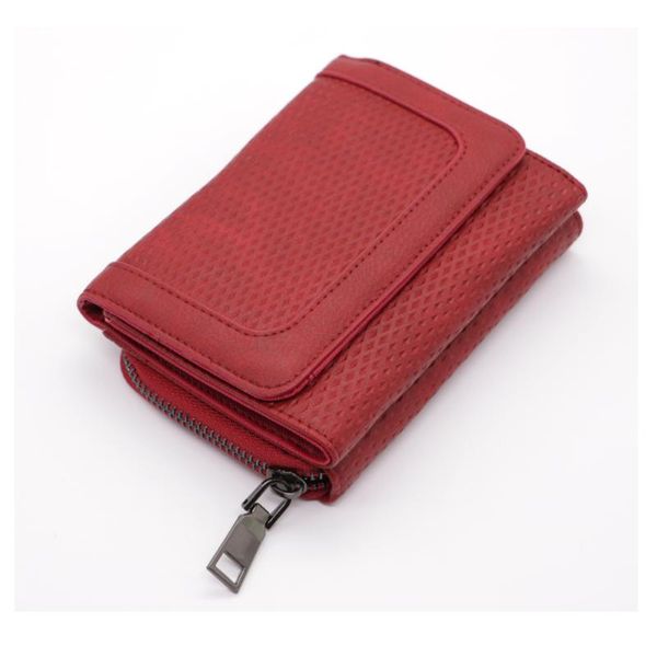 wallets style women lady wallet with coin bag zipper small money purses design dollar slim purse 2021, Red;black
wallets style women lady wallet with coin bag zipper small money purses design dollar slim purse 2021, Red;black