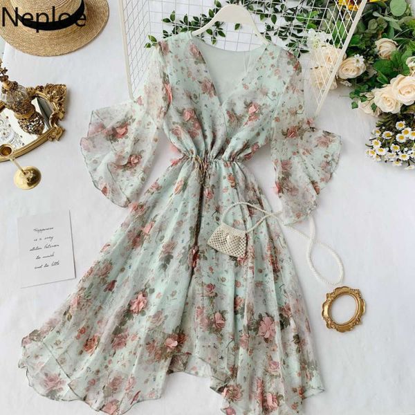 casual dresses sets neploe chiffon party beach dress korean elegant summer 2021 women vestidos ropa mujer 1a871 67gh, Black;gray
casual dresses sets neploe chiffon party beach dress korean elegant summer 2021 women vestidos ropa mujer 1a871 67gh, Black;gray