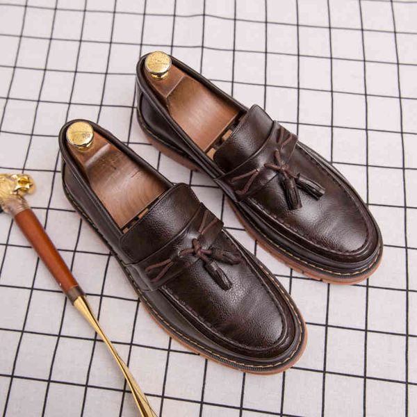 dress shoes mens casual brand leather tassel loafers fashion business formal leisure walk platform moccasin homme w0fg, Black
dress shoes mens casual brand leather tassel loafers fashion business formal leisure walk platform moccasin homme w0fg, Black