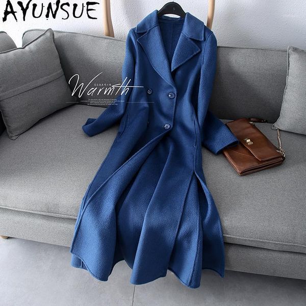 100% wool coat women long female jacket autumn winter ladies coats and jackets elegant fashion 2021 casaco feminino women's & blends, Black
100% wool coat women long female jacket autumn winter ladies coats and jackets elegant fashion 2021 casaco feminino women's & blends, Black