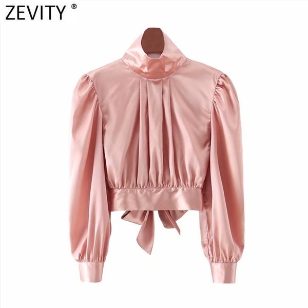 women high street backless long sleeve turtleneck collar smock blouse female bow short shirt chic blusas ls7554 210416, White
women high street backless long sleeve turtleneck collar smock blouse female bow short shirt chic blusas ls7554 210416, White