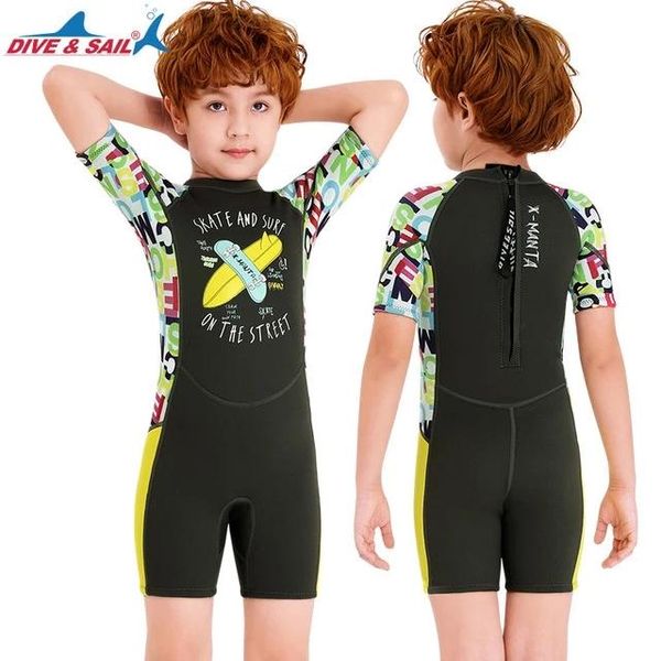 swim wear dive & sail 2.5mm neoprene children's short-sleeved wetsuit boys and girls scuba diving suit surfing snorkeling thermal swims
swim wear dive & sail 2.5mm neoprene children's short-sleeved wetsuit boys and girls scuba diving suit surfing snorkeling thermal swims