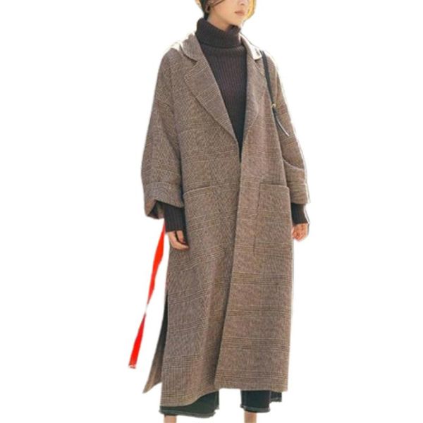 Women's Wool & Blends Loose Trench Coat Overcoat Winter Warm Outwear High Streetwear, Black
Women's Wool & Blends Loose Trench Coat Overcoat Winter Warm Outwear High Streetwear, Black