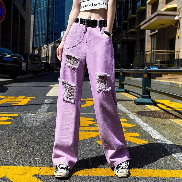 women's pants & capris women high waist ripped jeans boyfriend for casual loose harajuku korean straight trousers wide leg, Black;white
women's pants & capris women high waist ripped jeans boyfriend for casual loose harajuku korean straight trousers wide leg, Black;white