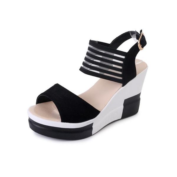 summer ultra high wedges heel sandals fashion open toe platform elevator women shoes plus size pumps 2021, Black
summer ultra high wedges heel sandals fashion open toe platform elevator women shoes plus size pumps 2021, Black