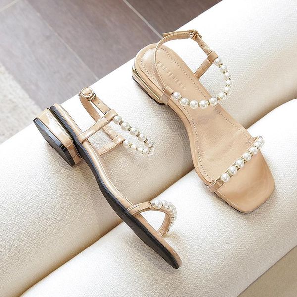 sandals women flat summer 2021 zar shoes thick heel women's pearl lazy slippers beach chaussure femme, Black
sandals women flat summer 2021 zar shoes thick heel women's pearl lazy slippers beach chaussure femme, Black