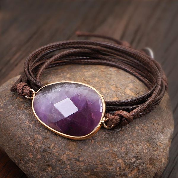 tennis handmade multiturn wrap bracelet irregular binding amethyst natural stone bracelets for women men lovers wristband, Golden;silver
tennis handmade multiturn wrap bracelet irregular binding amethyst natural stone bracelets for women men lovers wristband, Golden;silver