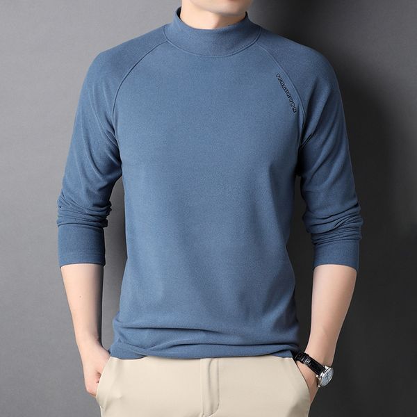 spring and autumn men's t-shirt youth korean fashion half high collar bottomed shirt long sleeve slim fit t-shirt top, Black
spring and autumn men's t-shirt youth korean fashion half high collar bottomed shirt long sleeve slim fit t-shirt top, Black
