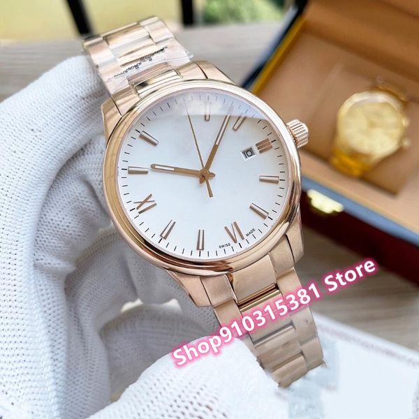 wristwatches classic men automatic mechanical sport watches rose gold roman number watch stainless steel date clock waterproof 42mm, Slivery;brown
wristwatches classic men automatic mechanical sport watches rose gold roman number watch stainless steel date clock waterproof 42mm, Slivery;brown