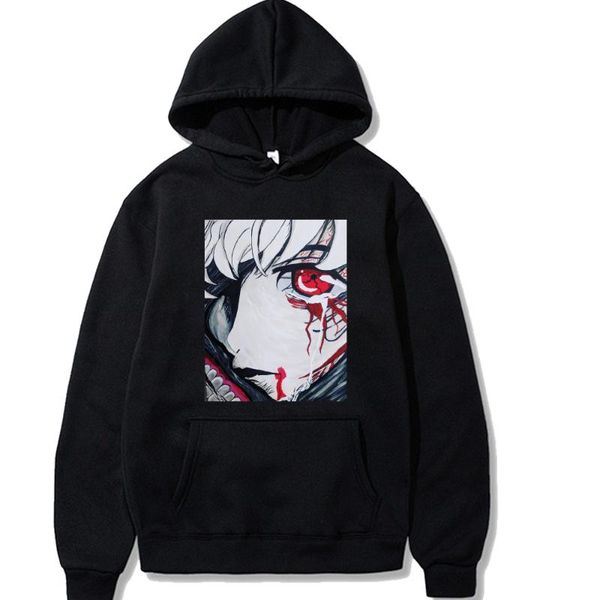 men's hoodies & sweatshirts harajuku anime tokyo ghoul kaneki ken hooded horror cartoon one-eyed graphic fashion casual, Black
men's hoodies & sweatshirts harajuku anime tokyo ghoul kaneki ken hooded horror cartoon one-eyed graphic fashion casual, Black