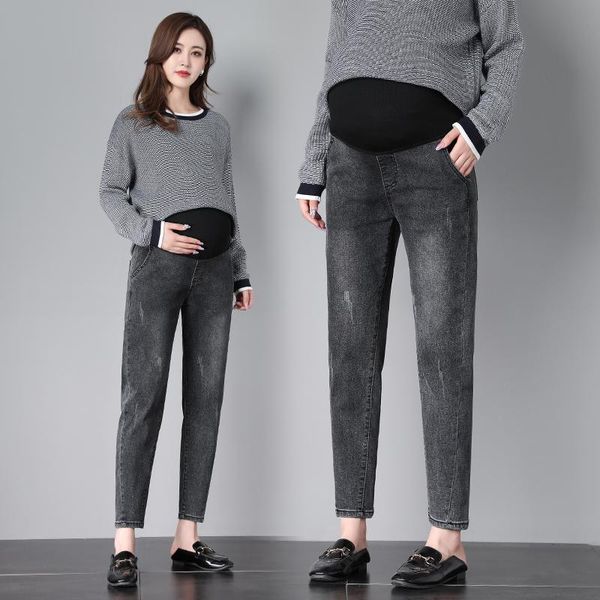 maternity bottoms 530# pants spring autumn embroidery fashion jeans belly support elastic waist trousers, White
maternity bottoms 530# pants spring autumn embroidery fashion jeans belly support elastic waist trousers, White