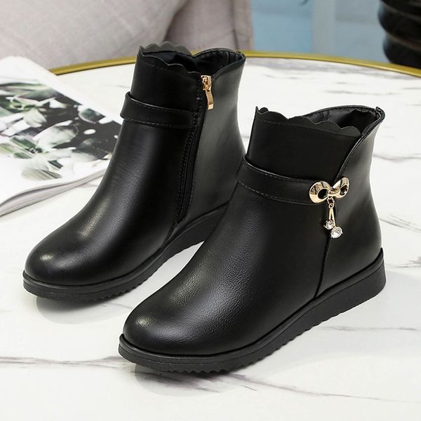 boots warm winter boots leather snow shoes from buckled plutonium lace metal with plain fashion ladies comfortable more size 35-43 uj6z, Black
boots warm winter boots leather snow shoes from buckled plutonium lace metal with plain fashion ladies comfortable more size 35-43 uj6z, Black