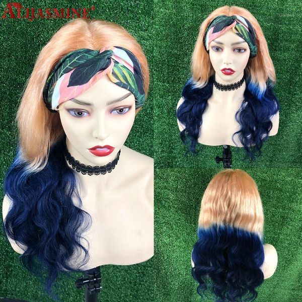 body wave orange blue ombre human hair wigs for women blonde highlight colored headband wig brazilian remy lace1, Black;brown
body wave orange blue ombre human hair wigs for women blonde highlight colored headband wig brazilian remy lace1, Black;brown