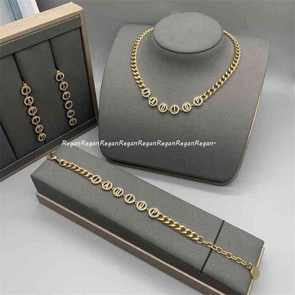 75% off outlet online new letter full clavicle chain necklace bracelet net red tide women's suit, Black
75% off outlet online new letter full clavicle chain necklace bracelet net red tide women's suit, Black