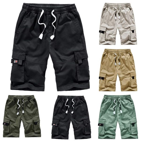 men's shorts summer cotton loose five-point pants multi-pocket casual overalls sweatpants large size cool down, White;black
men's shorts summer cotton loose five-point pants multi-pocket casual overalls sweatpants large size cool down, White;black