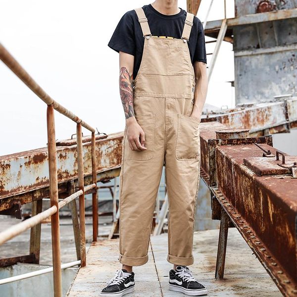 men's pants punk style men loose overalls jumpsuit mens one piece hip hop suspender male casual overall big pockets rompers, Black
men's pants punk style men loose overalls jumpsuit mens one piece hip hop suspender male casual overall big pockets rompers, Black
