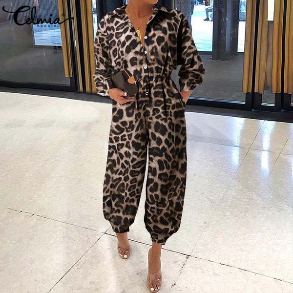 women's jackets jacket celmia women leopard print jumpsuits vintage sleeve cargo rompers casual loose long playsuit pants overalls plus, Black;brown
women's jackets jacket celmia women leopard print jumpsuits vintage sleeve cargo rompers casual loose long playsuit pants overalls plus, Black;brown