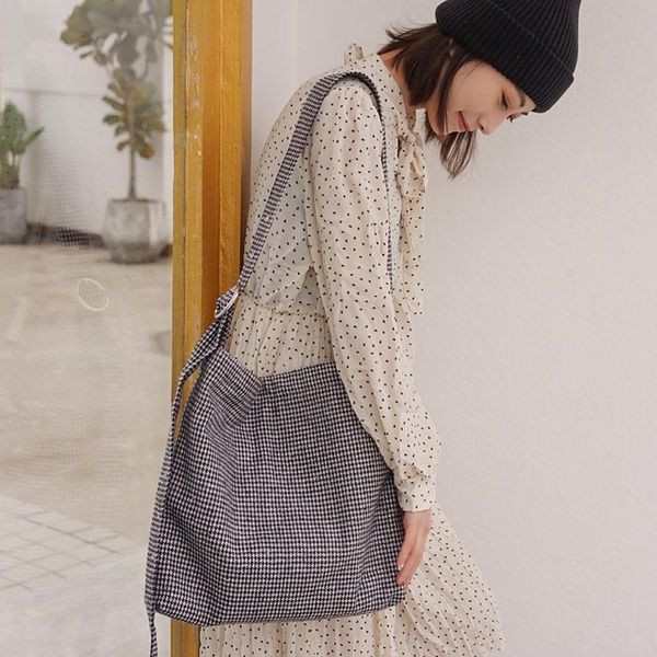evening bags women thick woolen canvas shoulder bag female vintage preppy plaid zipper crossbody girls' large capacity adjustable #30
evening bags women thick woolen canvas shoulder bag female vintage preppy plaid zipper crossbody girls' large capacity adjustable #30