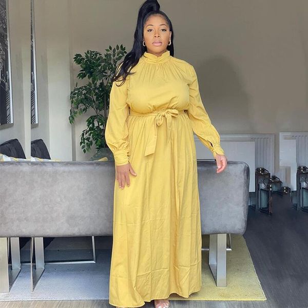 plus size dresses women fall clothes maxi shirt dress with lace up ladies elegant yellow vintage wholesale drop, Black
plus size dresses women fall clothes maxi shirt dress with lace up ladies elegant yellow vintage wholesale drop, Black