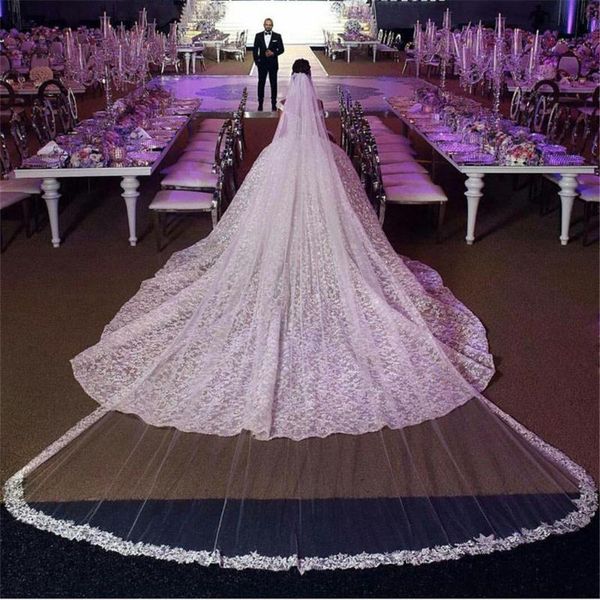 bridal veils romantic soft tulle one layers 5 meters with comb narrow appliques lace wedding veil accessories, Black
bridal veils romantic soft tulle one layers 5 meters with comb narrow appliques lace wedding veil accessories, Black
