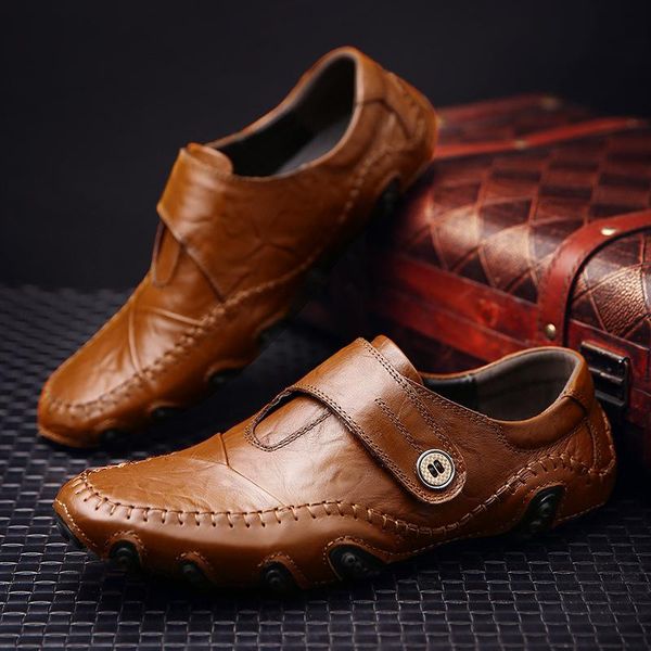 men's casual shoes 2021 spring and autumn business style leather dress, Black 
men's casual shoes 2021 spring and autumn business style leather dress, Black