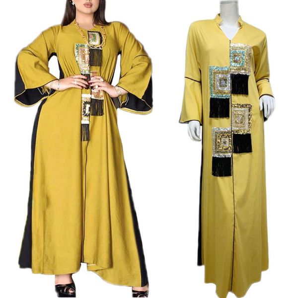 ethnic clothing plus size loose casual dress arabic abaya islamic turkey middle east tassel sequins ramadan dubai kaftan maxi robe gown, Red
ethnic clothing plus size loose casual dress arabic abaya islamic turkey middle east tassel sequins ramadan dubai kaftan maxi robe gown, Red