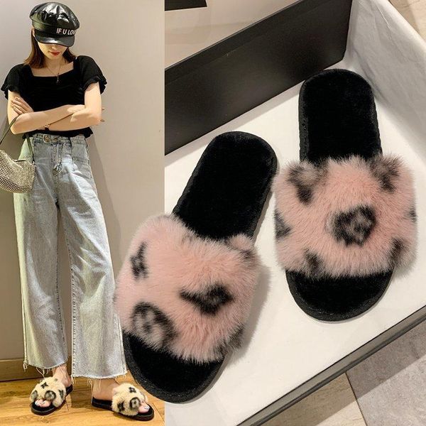 warm fluffy slippers female non-slip women plush bedroom shoes home slide footwear, Black
warm fluffy slippers female non-slip women plush bedroom shoes home slide footwear, Black