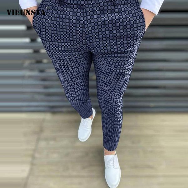 men's pants 2021 fashion plaid print long summer casual business slim fit trousers for men autumn mid waist streetwear, Black
men's pants 2021 fashion plaid print long summer casual business slim fit trousers for men autumn mid waist streetwear, Black