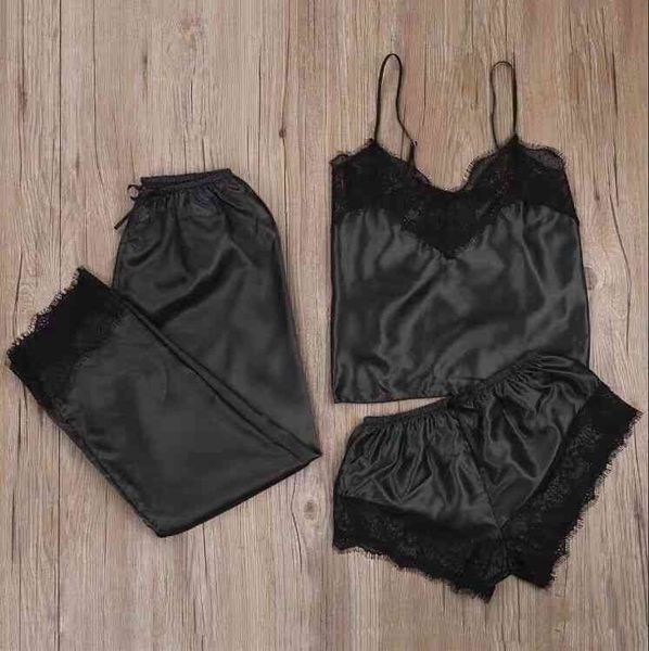 summer sleeveless underwear lace transparent silk suspender pajamas sets 211202, Black;white
summer sleeveless underwear lace transparent silk suspender pajamas sets 211202, Black;white
